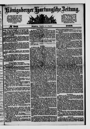 Königsberger Hartungsche Zeitung on Dec 2, 1869