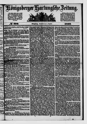Königsberger Hartungsche Zeitung vom 11.12.1869