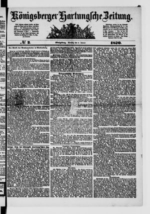 Königsberger Hartungsche Zeitung on Jan 4, 1870