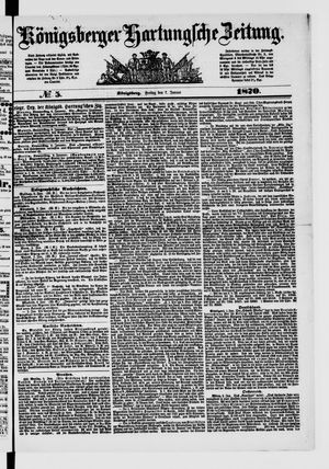 Königsberger Hartungsche Zeitung vom 07.01.1870