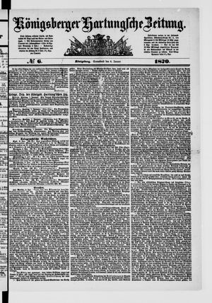 Königsberger Hartungsche Zeitung vom 08.01.1870