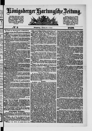 Königsberger Hartungsche Zeitung on Jan 9, 1870