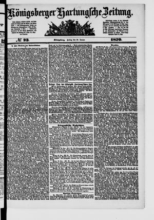 Königsberger Hartungsche Zeitung on Jan 27, 1870