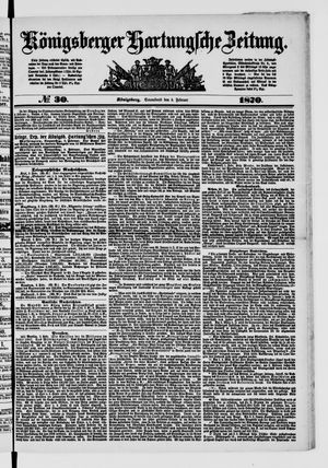Königsberger Hartungsche Zeitung vom 05.02.1870