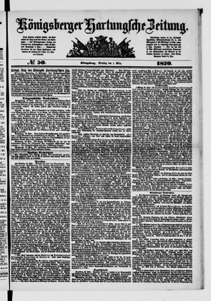 Königsberger Hartungsche Zeitung vom 01.03.1870