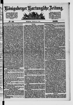 Königsberger Hartungsche Zeitung vom 02.03.1870