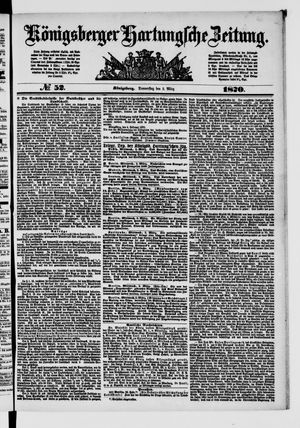 Königsberger Hartungsche Zeitung vom 03.03.1870