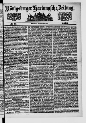Königsberger Hartungsche Zeitung vom 06.03.1870