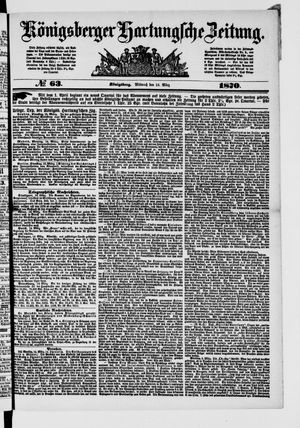 Königsberger Hartungsche Zeitung vom 16.03.1870