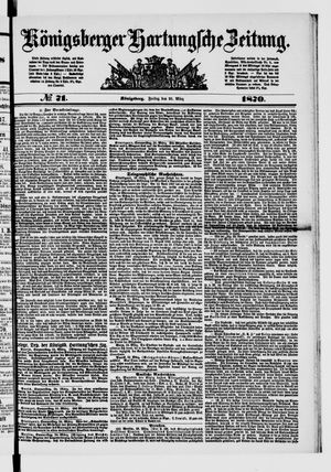 Königsberger Hartungsche Zeitung on Mar 25, 1870