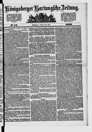 Königsberger Hartungsche Zeitung vom 29.03.1870