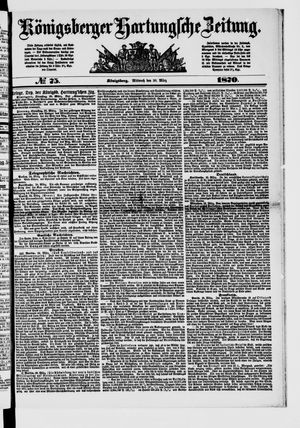 Königsberger Hartungsche Zeitung on Mar 30, 1870