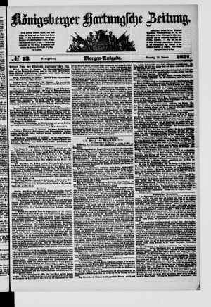 Königsberger Hartungsche Zeitung vom 15.01.1871