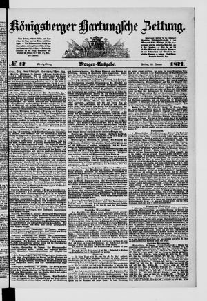 Königsberger Hartungsche Zeitung vom 20.01.1871