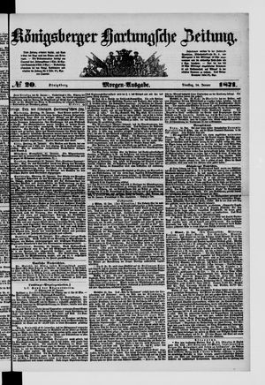 Königsberger Hartungsche Zeitung vom 24.01.1871