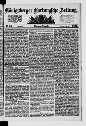 Königsberger Hartungsche Zeitung vom 04.02.1871