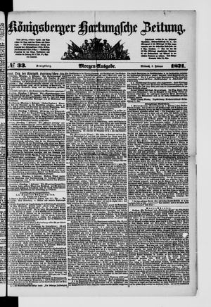 Königsberger Hartungsche Zeitung vom 08.02.1871