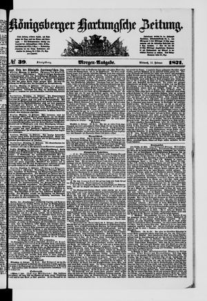 Königsberger Hartungsche Zeitung vom 15.02.1871