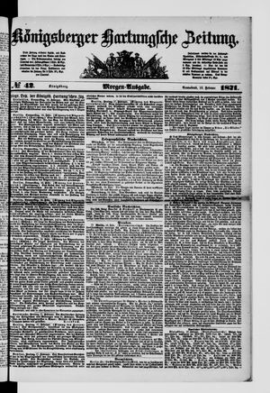 Königsberger Hartungsche Zeitung vom 18.02.1871