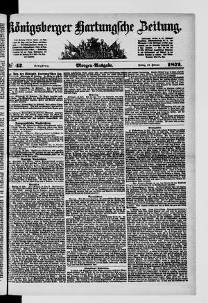 Königsberger Hartungsche Zeitung vom 24.02.1871