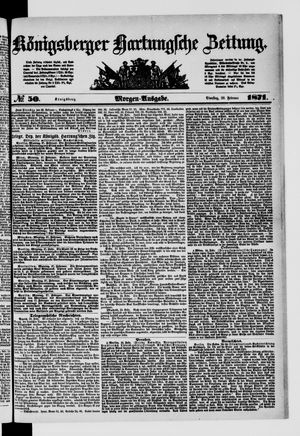 Königsberger Hartungsche Zeitung vom 28.02.1871