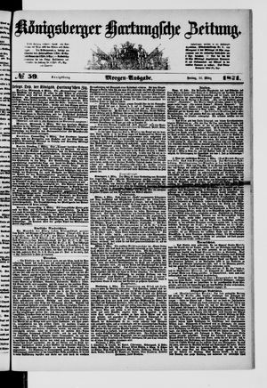 Königsberger Hartungsche Zeitung vom 10.03.1871