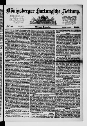 Königsberger Hartungsche Zeitung vom 29.03.1871