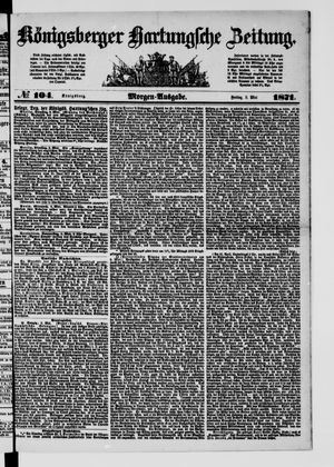 Königsberger Hartungsche Zeitung vom 05.05.1871