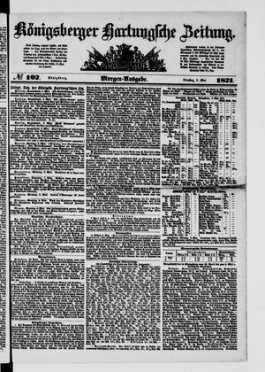 Königsberger Hartungsche Zeitung vom 09.05.1871