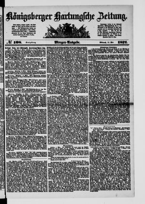 Königsberger Hartungsche Zeitung vom 10.05.1871