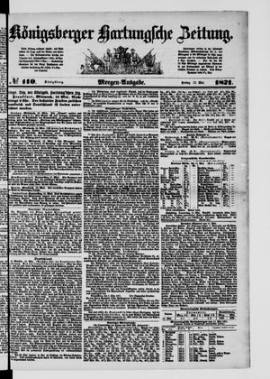 Königsberger Hartungsche Zeitung vom 12.05.1871