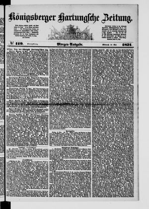 Königsberger Hartungsche Zeitung vom 24.05.1871