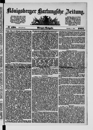 Königsberger Hartungsche Zeitung on Jun 4, 1871