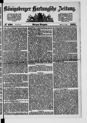 Königsberger Hartungsche Zeitung vom 16.06.1871