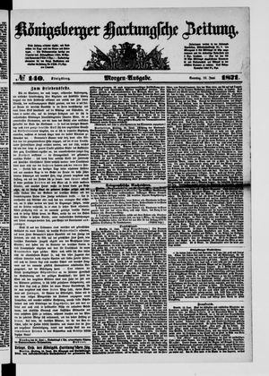Königsberger Hartungsche Zeitung vom 18.06.1871