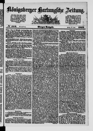 Königsberger Hartungsche Zeitung vom 23.06.1871