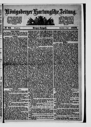 Königsberger Hartungsche Zeitung vom 06.04.1872