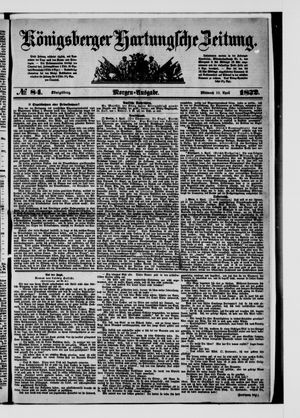 Königsberger Hartungsche Zeitung vom 10.04.1872