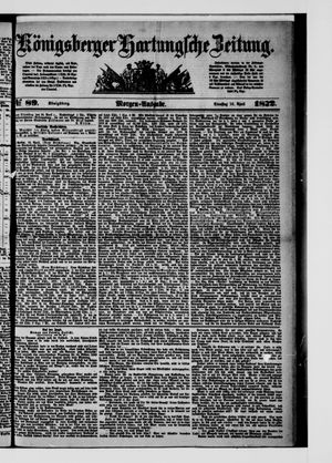 Königsberger Hartungsche Zeitung on Apr 16, 1872