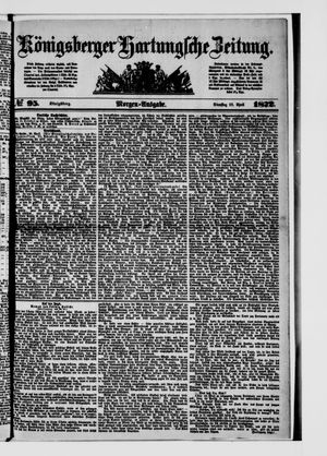 Königsberger Hartungsche Zeitung vom 23.04.1872