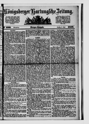 Königsberger Hartungsche Zeitung on Apr 30, 1872