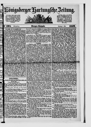 Königsberger Hartungsche Zeitung vom 05.05.1872