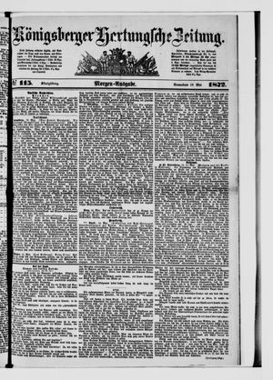 Königsberger Hartungsche Zeitung vom 18.05.1872