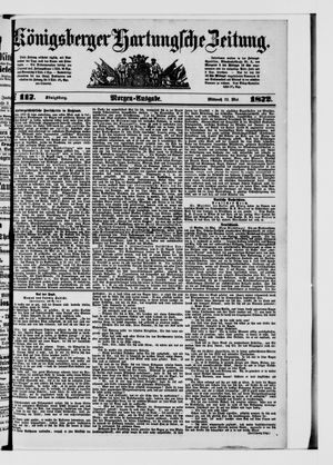 Königsberger Hartungsche Zeitung vom 22.05.1872