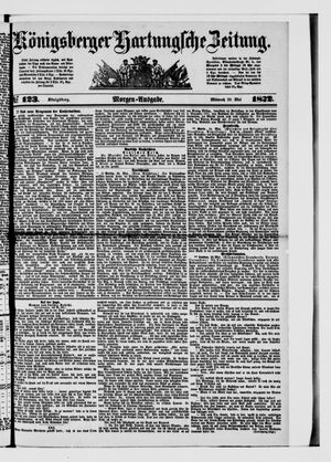 Königsberger Hartungsche Zeitung vom 29.05.1872
