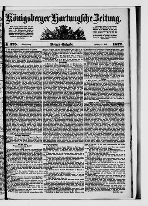 Königsberger Hartungsche Zeitung on May 31, 1872