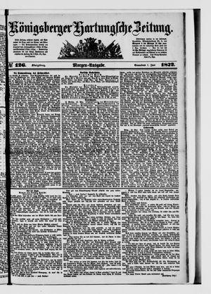 Königsberger Hartungsche Zeitung vom 01.06.1872