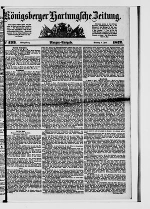 Königsberger Hartungsche Zeitung vom 09.06.1872