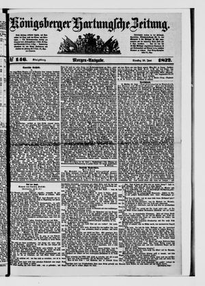 Königsberger Hartungsche Zeitung on Jun 25, 1872