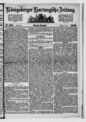 Königsberger Hartungsche Zeitung vom 09.07.1872
